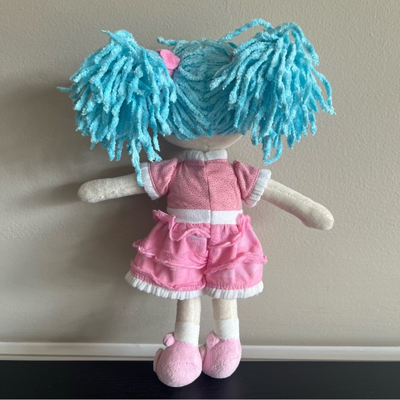 Madame Alexander Candy Kisses Stuffed Doll Blue Hair Valentines 10.5 Inch - Picture 3 of 8